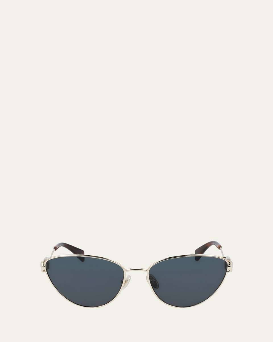 Armand Albert Rateau Metal Cat-Eye Sunglasses